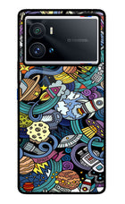 Space Abstract iQOO 9 Pro 5G Glass Case