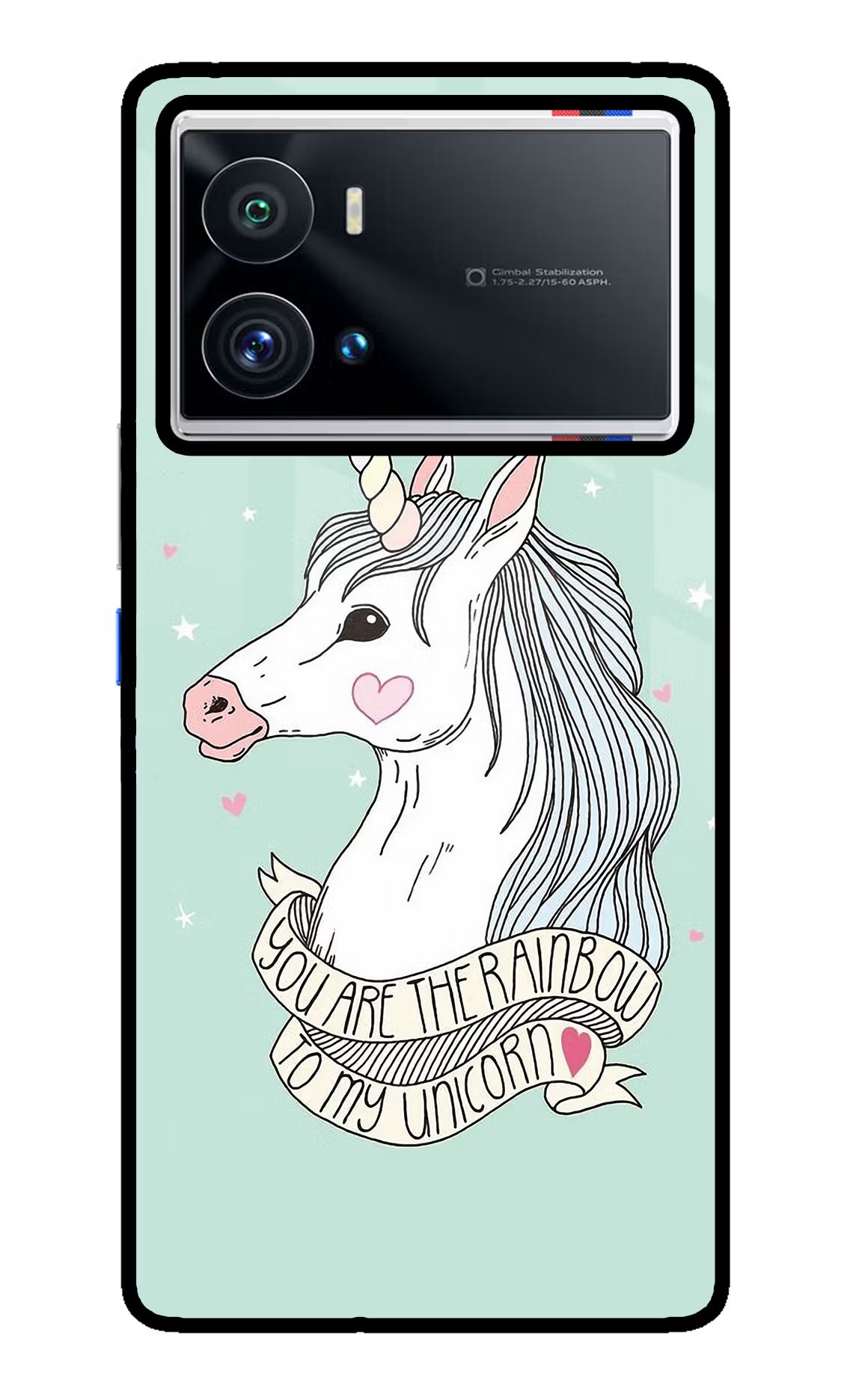 Unicorn Wallpaper iQOO 9 Pro 5G Glass Case Back Cover by Casekaro