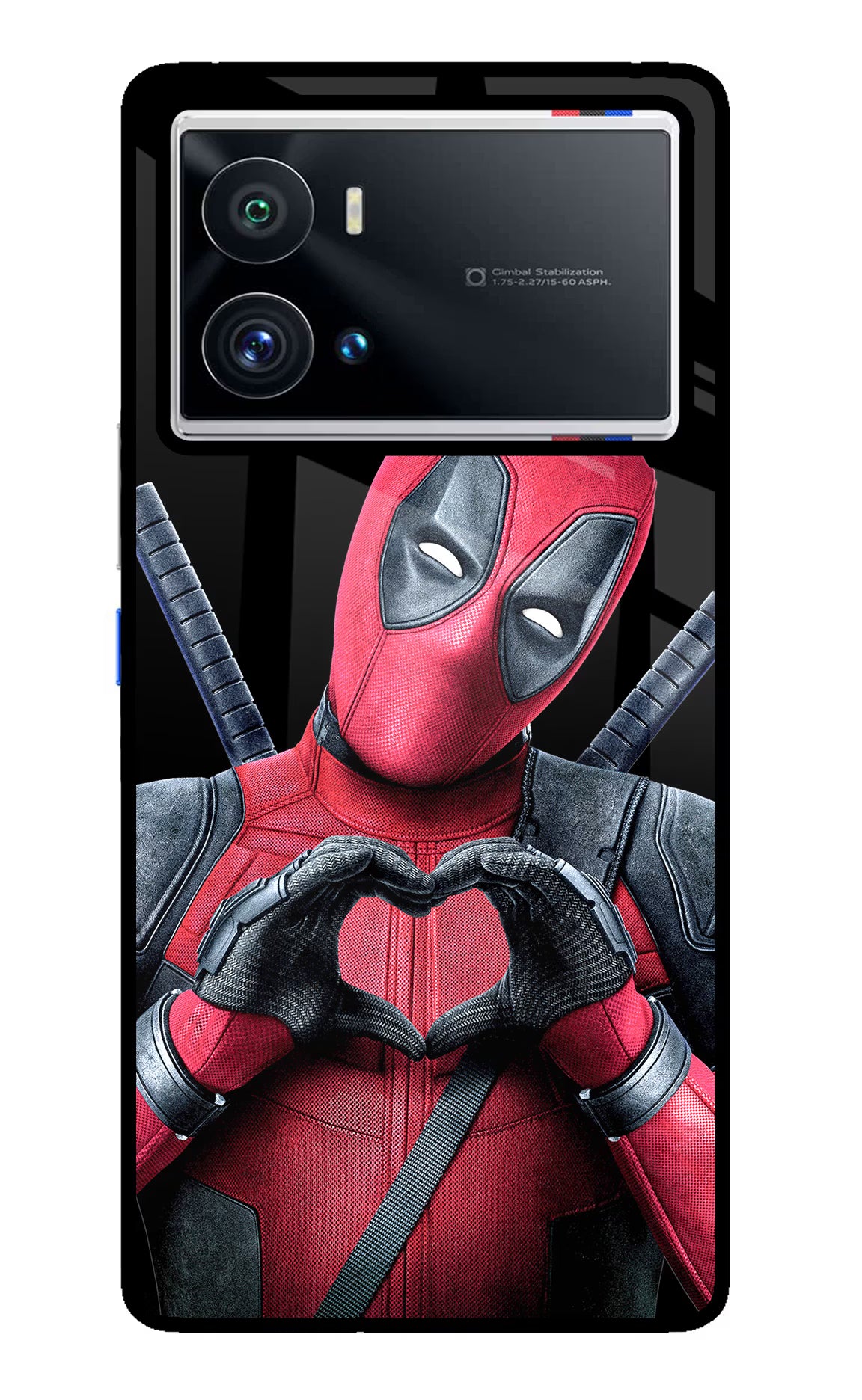 Deadpool iQOO 9 Pro 5G Glass Case Back Cover by Casekaro