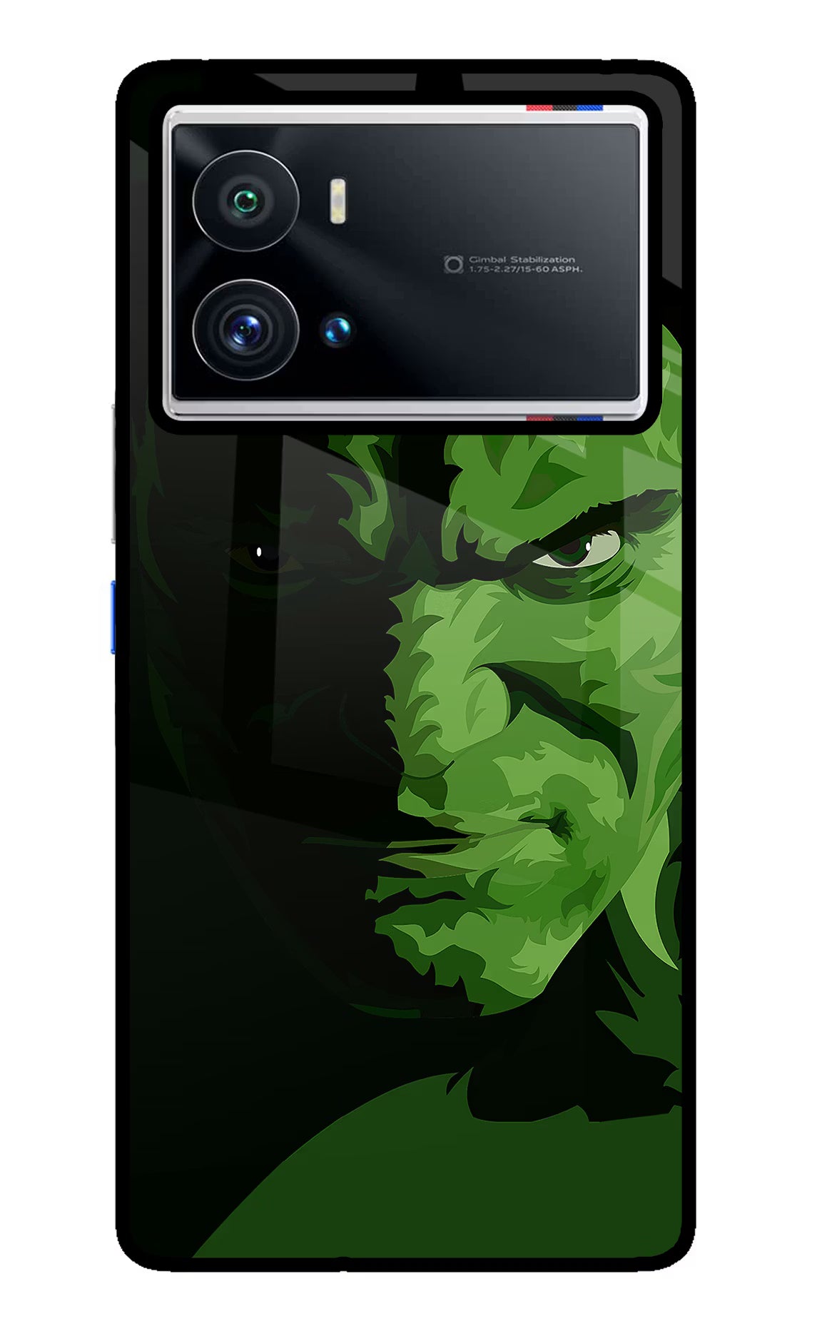 HULK iQOO 9 Pro 5G Glass Case Back Cover by Casekaro