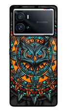 Angry Owl Art iQOO 9 Pro 5G Glass Case