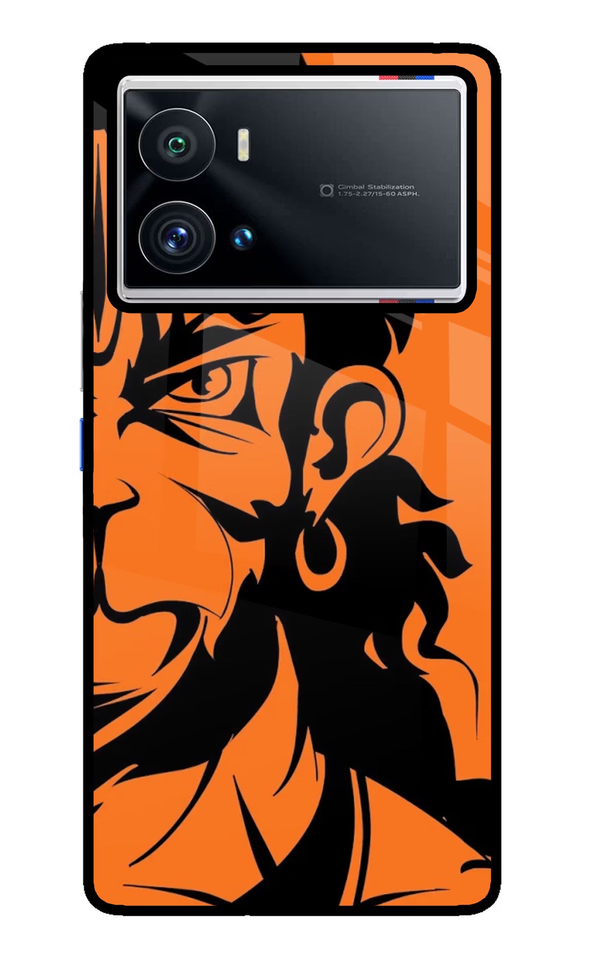 Hanuman iQOO 9 Pro 5G Glass Case Back Cover by Casekaro