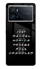 FRIENDS Character iQOO 9 Pro 5G Glass Case