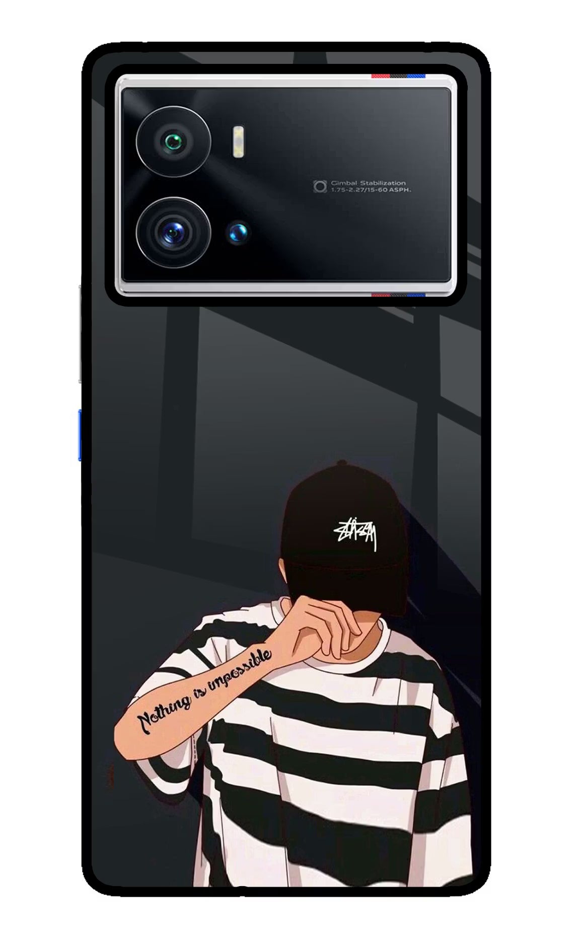 Aesthetic Boy iQOO 9 Pro 5G Glass Case Back Cover by Casekaro
