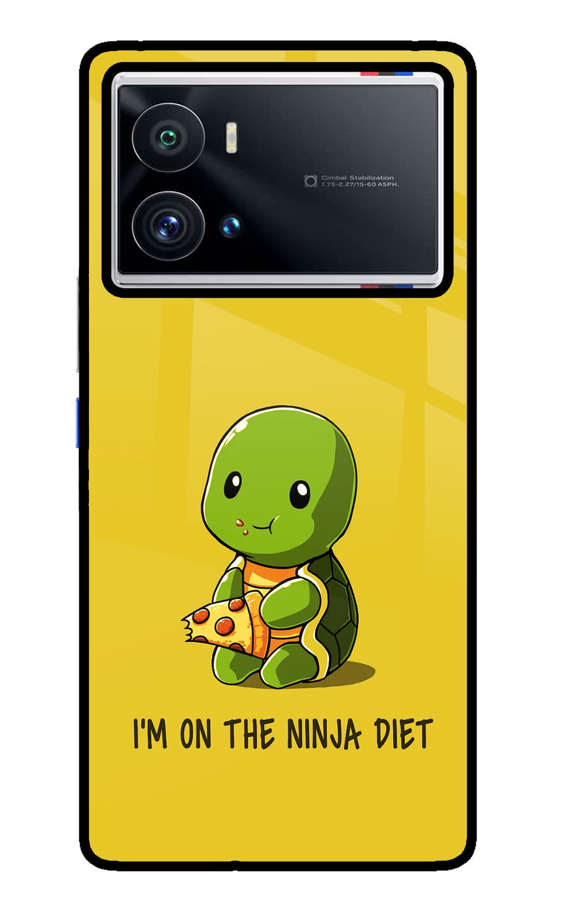 I'm on Ninja Diet iQOO 9 Pro 5G Glass Case Back Cover by Casekaro