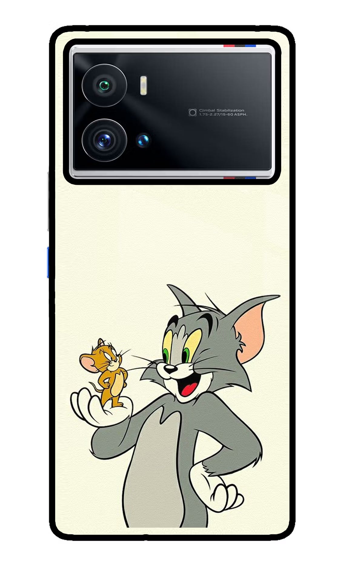 Tom & Jerry iQOO 9 Pro 5G Glass Case Back Cover by Casekaro