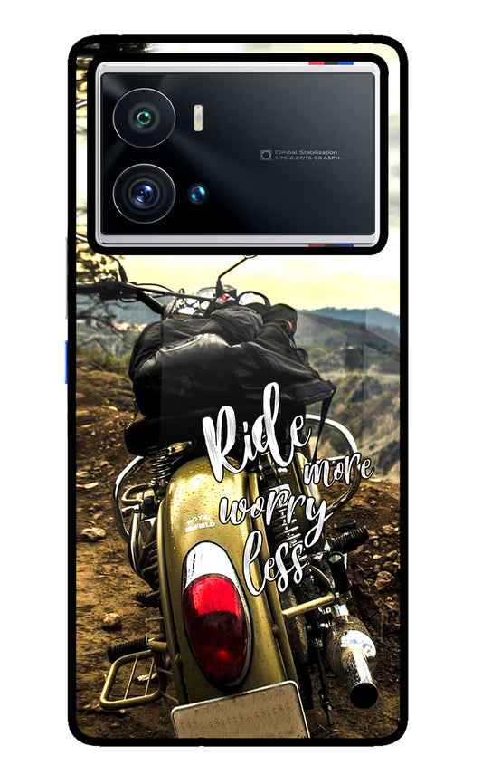 Ride More Worry Less iQOO 9 Pro 5G Glass Case