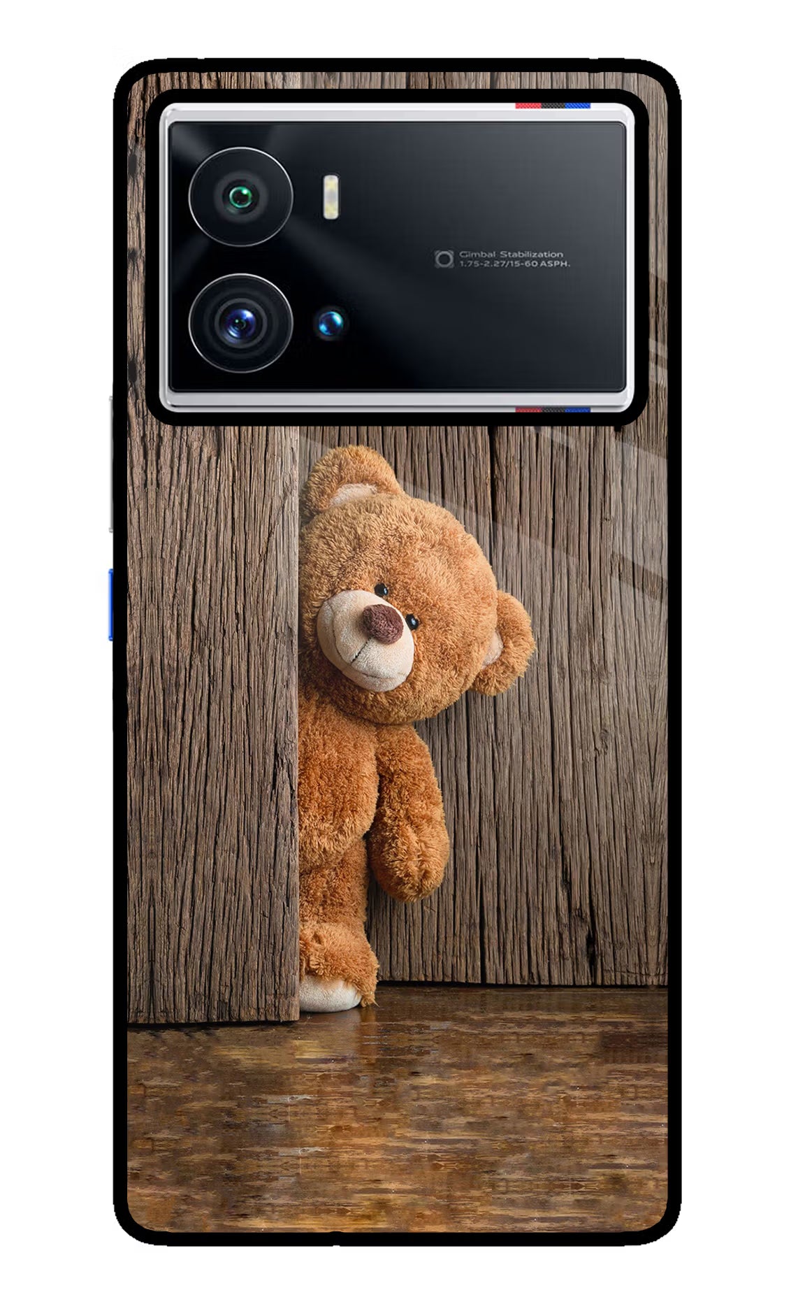 Teddy Wooden iQOO 9 Pro 5G Glass Case