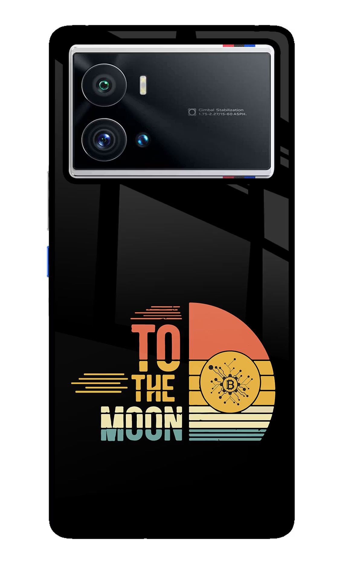 To the Moon iQOO 9 Pro 5G Glass Case Back Cover by Casekaro