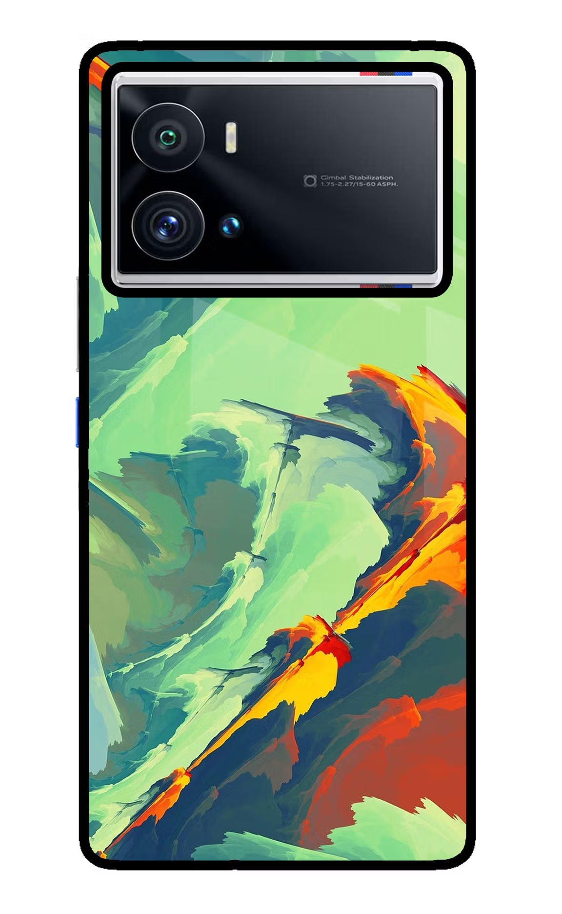 Paint Art iQOO 9 Pro 5G Glass Case Back Cover by Casekaro