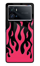 Fire Flames iQOO 9 Pro 5G Glass Case
