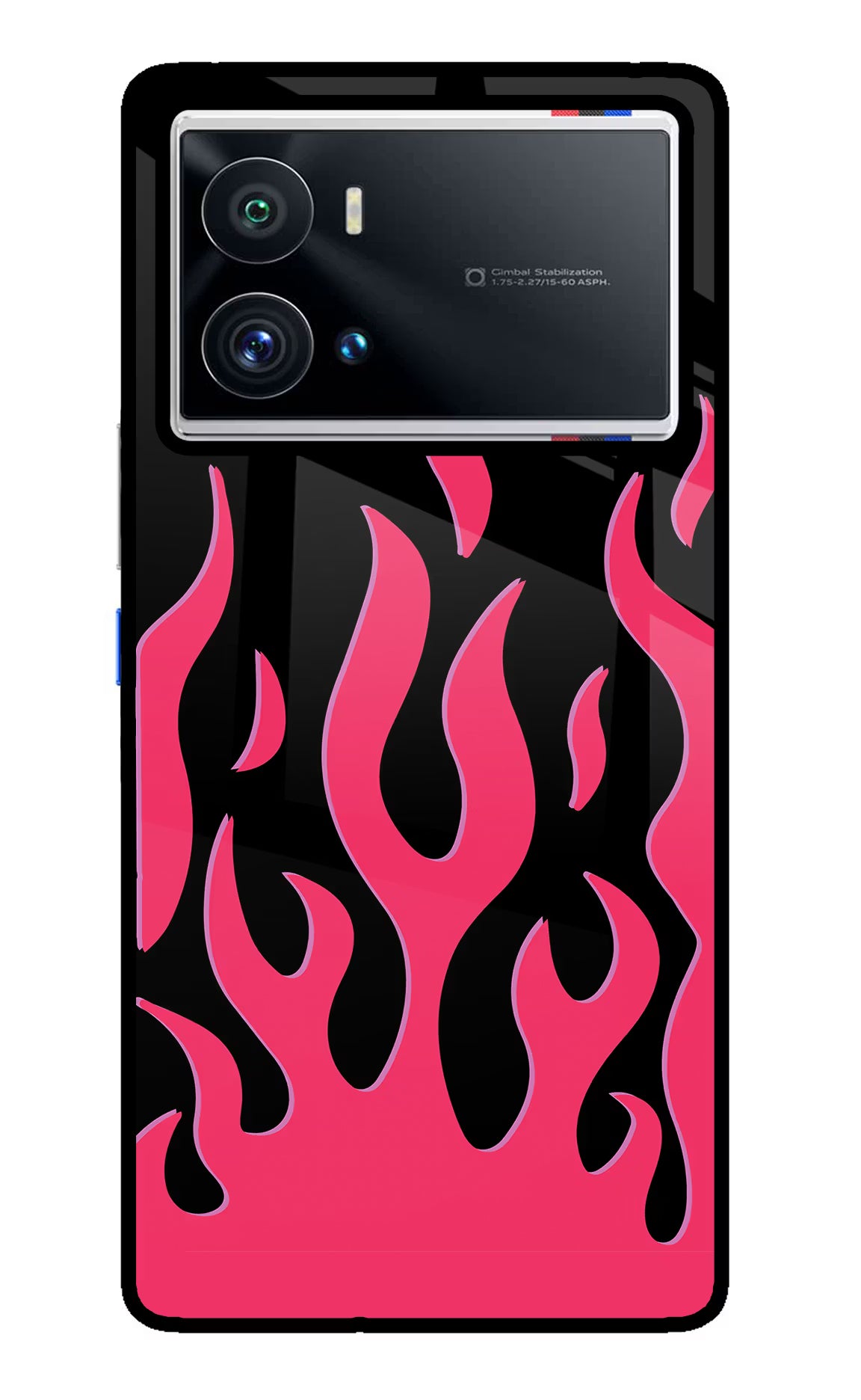 Fire Flames iQOO 9 Pro 5G Glass Case Back Cover by Casekaro