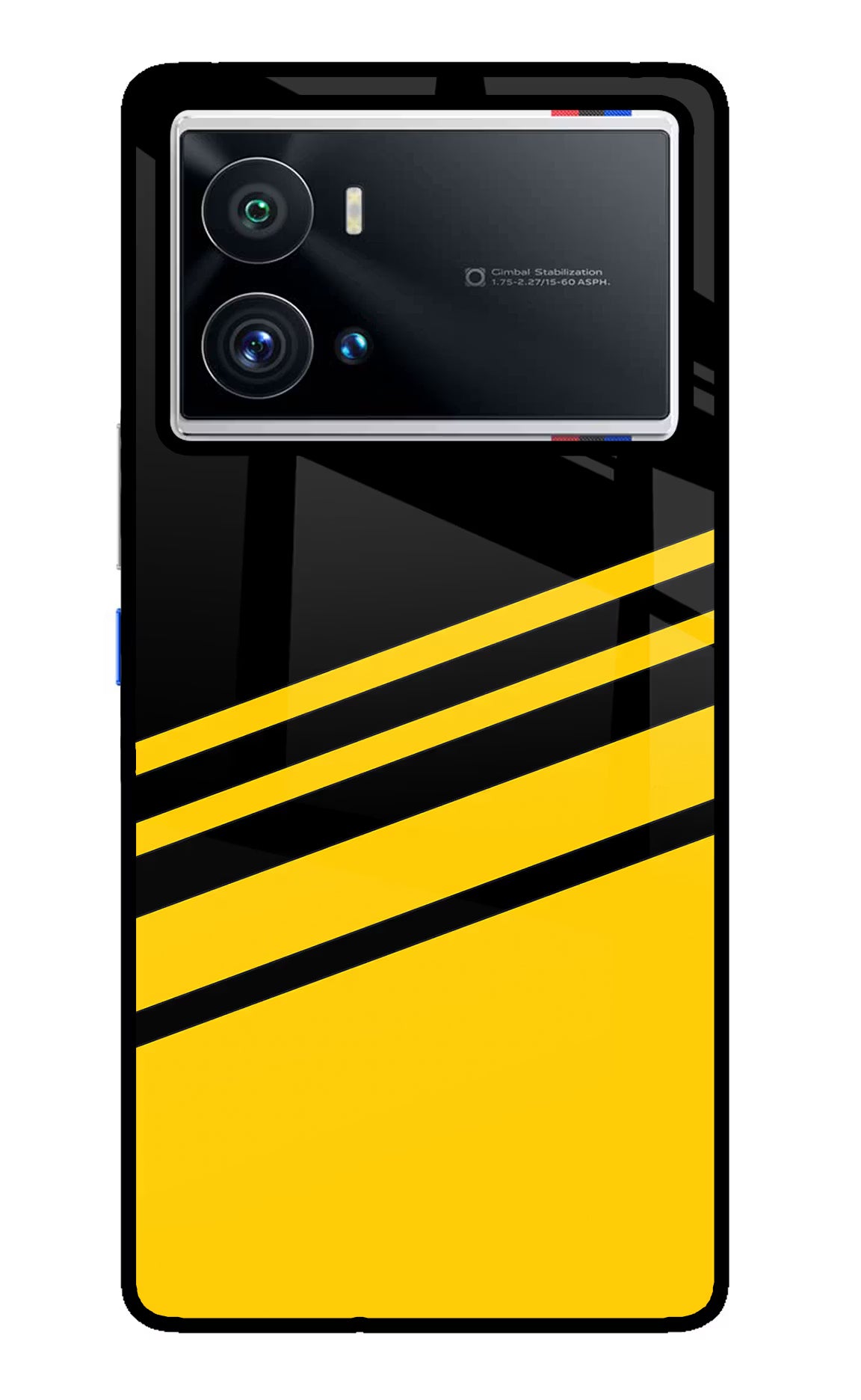 Yellow Shades iQOO 9 Pro 5G Glass Case Back Cover by Casekaro