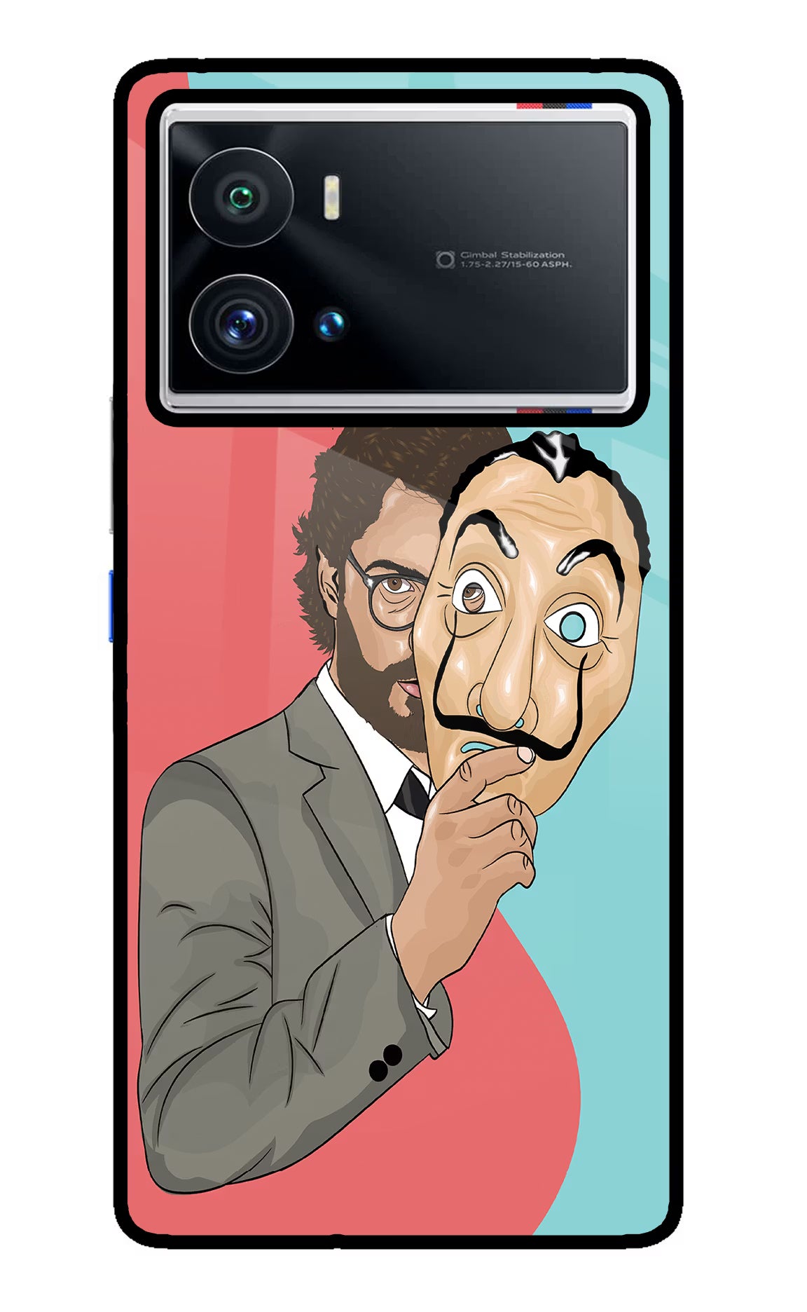 Professor iQOO 9 Pro 5G Glass Case Back Cover by Casekaro