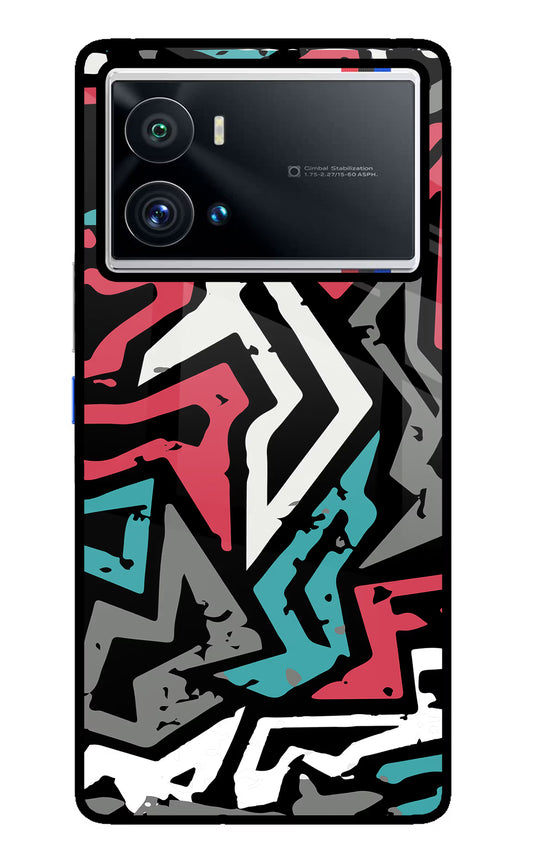 Geometric Graffiti iQOO 9 Pro 5G Glass Case