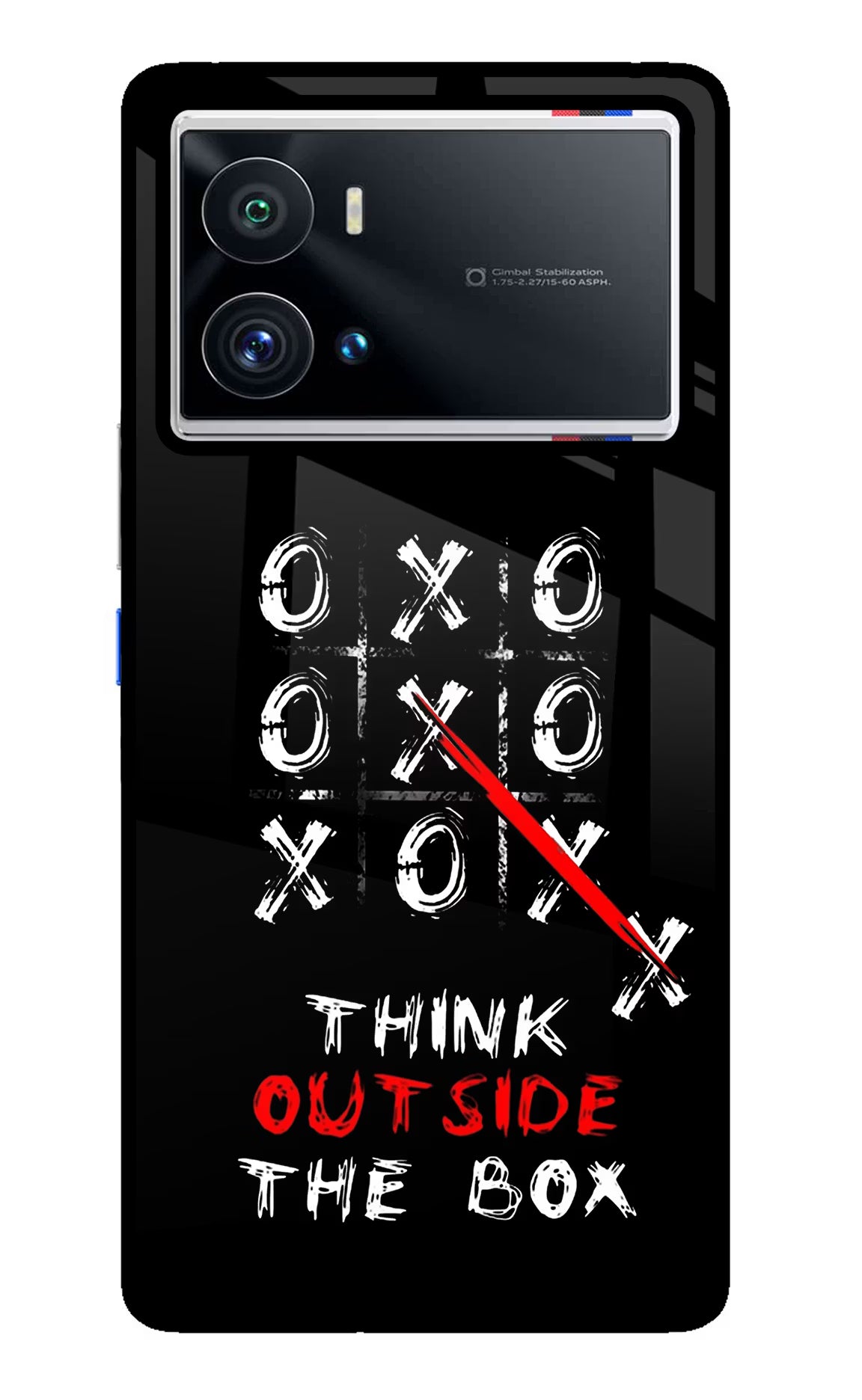Think out of the BOX iQOO 9 Pro 5G Glass Case Back Cover by Casekaro