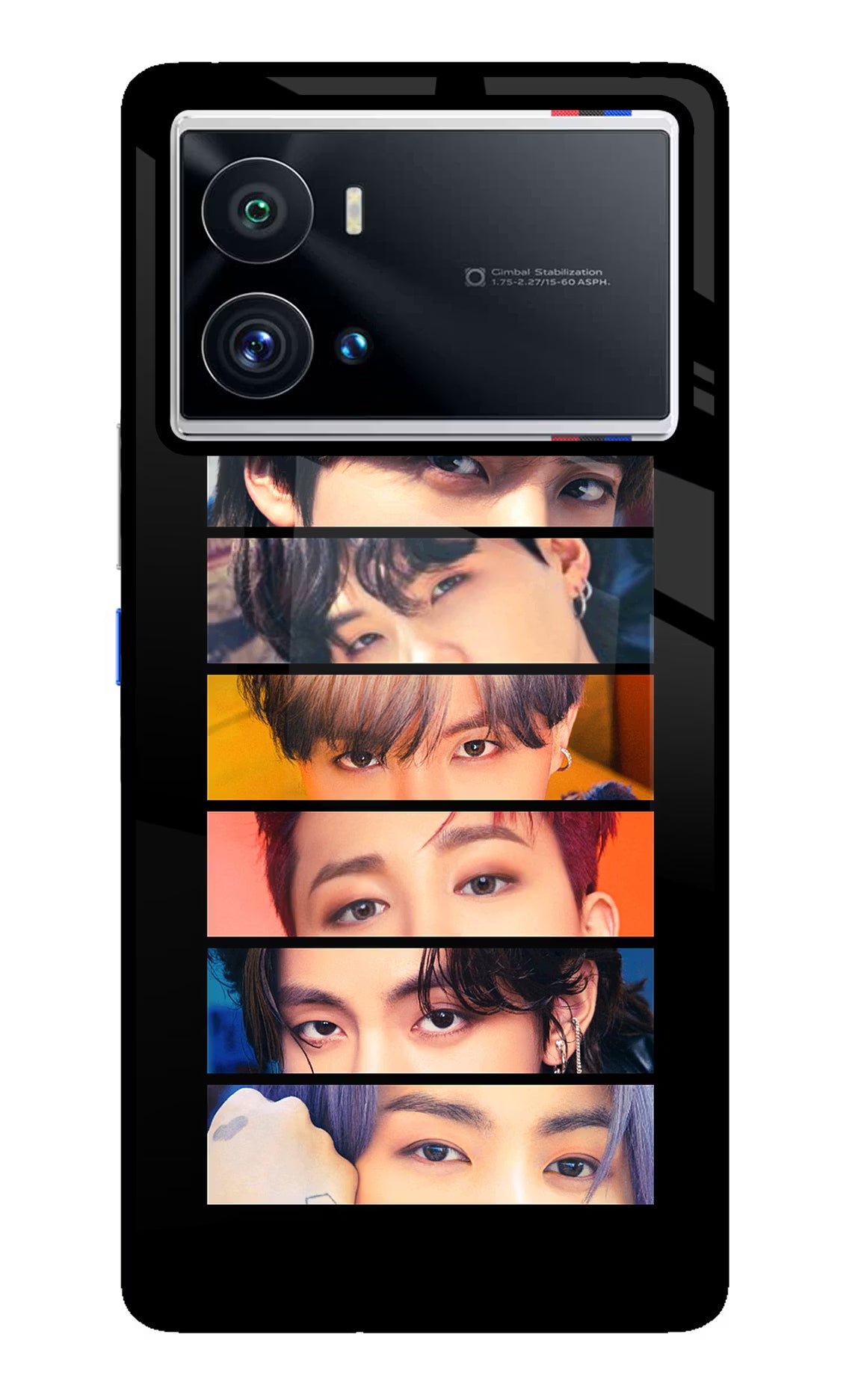 BTS Eyes iQOO 9 Pro 5G Glass Case