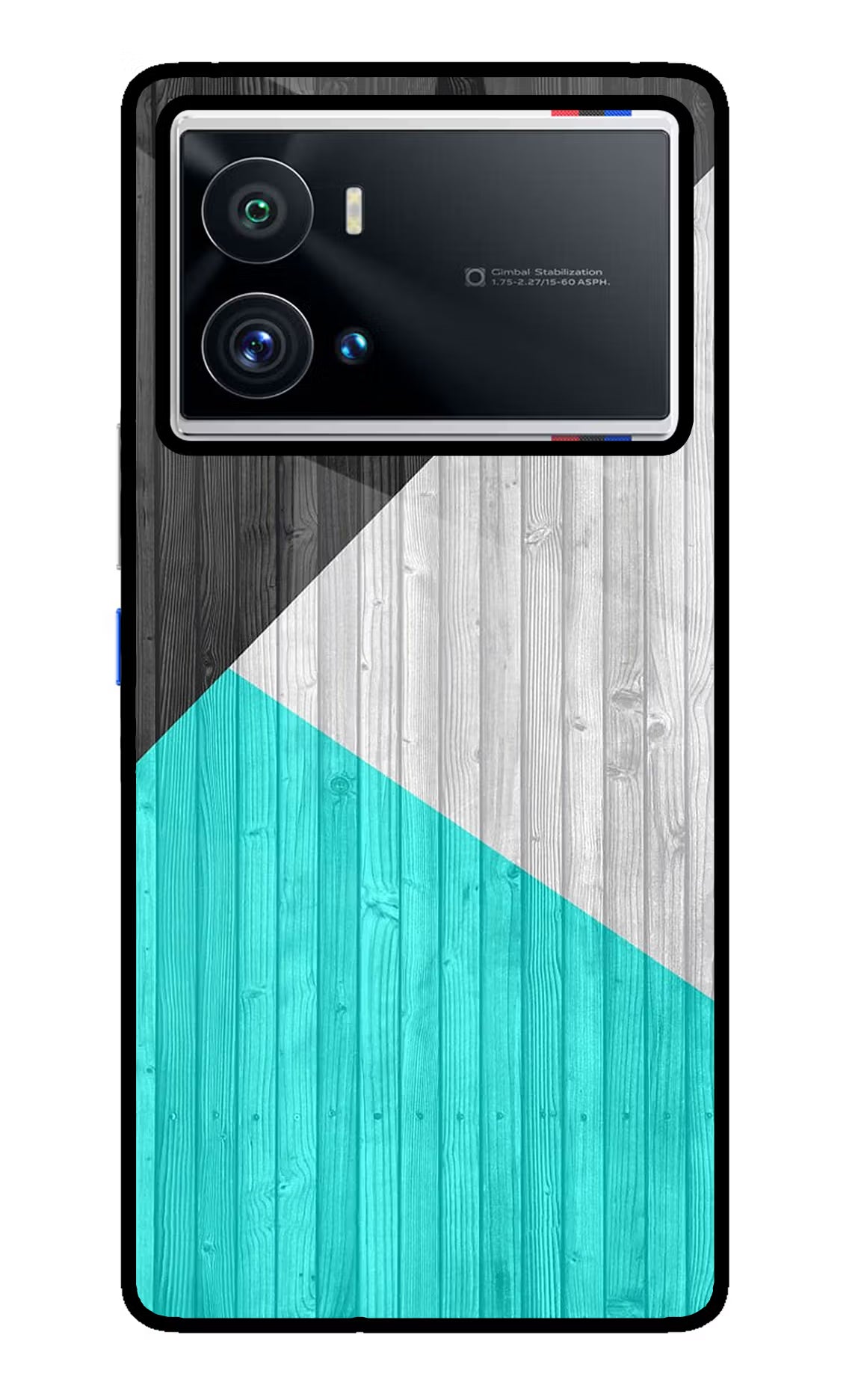 Wooden Abstract iQOO 9 Pro 5G Glass Case Back Cover by Casekaro