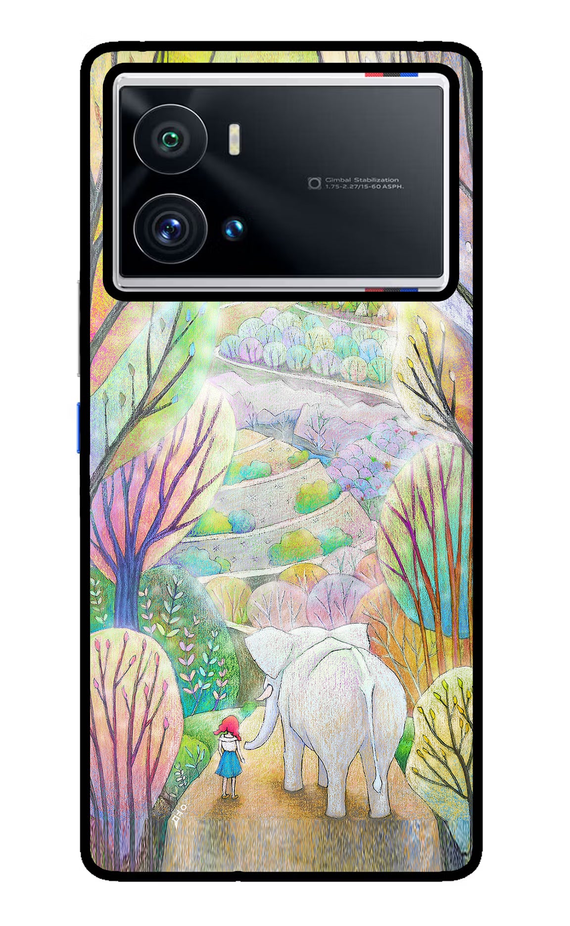 Nature Painting iQOO 9 Pro 5G Glass Case Back Cover by Casekaro