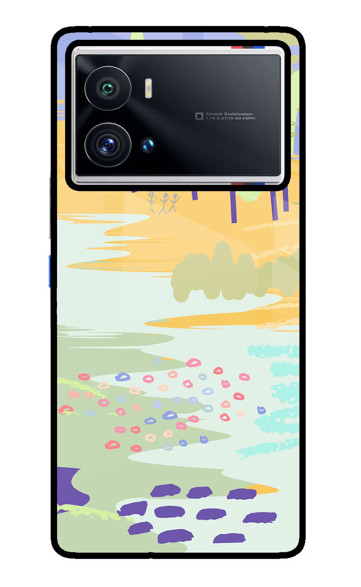 Scenery iQOO 9 Pro 5G Glass Case Back Cover by Casekaro