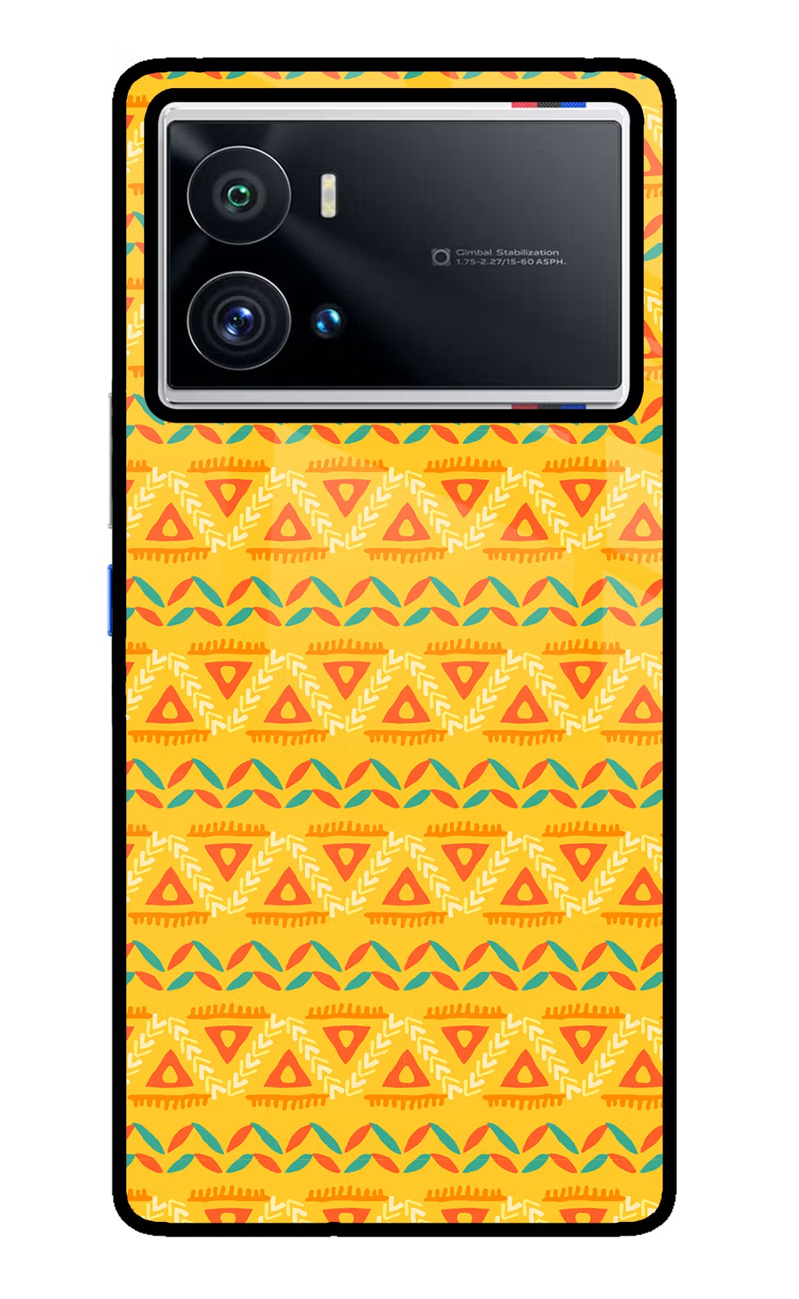 Tribal Pattern iQOO 9 Pro 5G Glass Case Back Cover by Casekaro