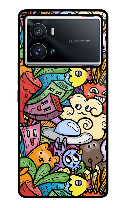 Veggie Doodle iQOO 9 Pro 5G Glass Case
