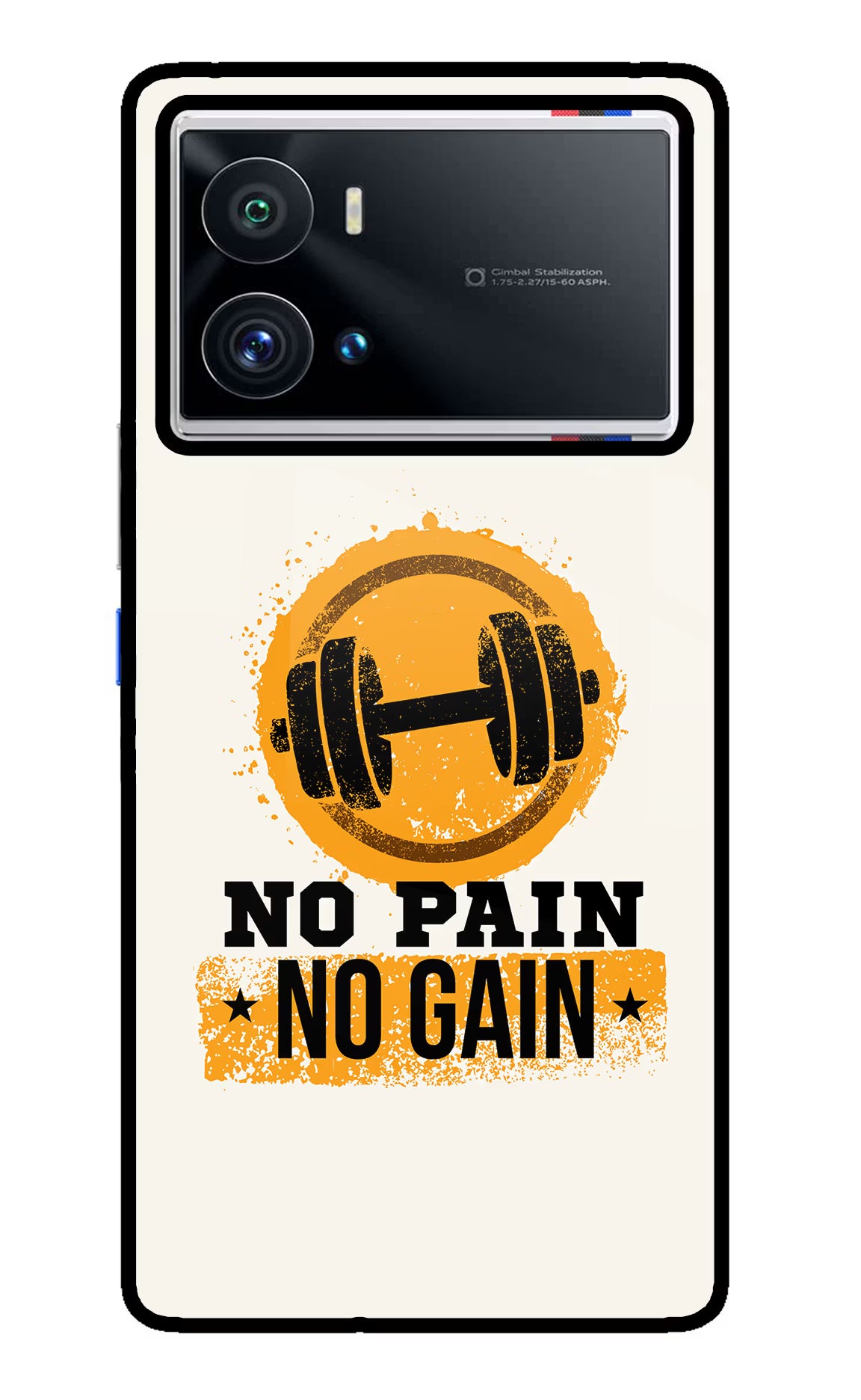 No Pain No Gain iQOO 9 Pro 5G Glass Case