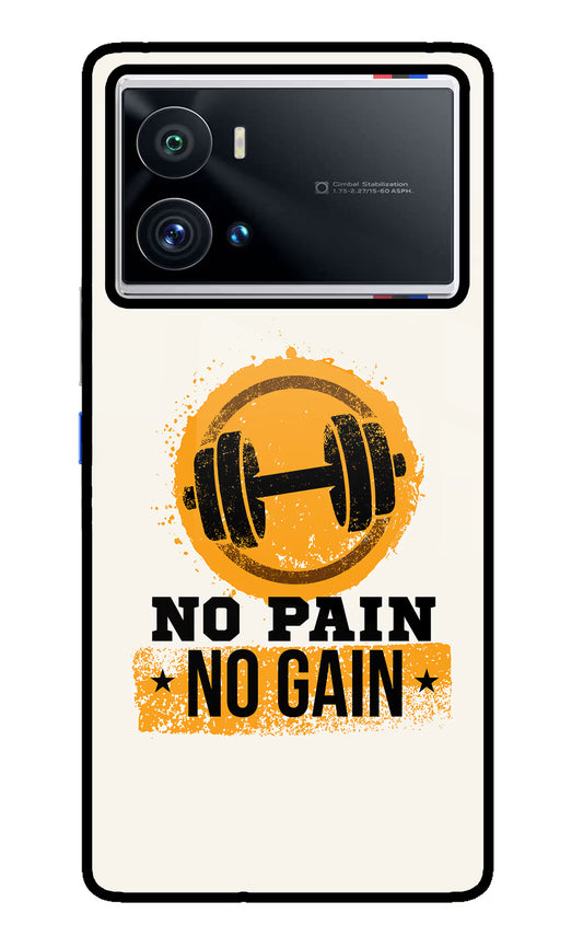 No Pain No Gain iQOO 9 Pro 5G Glass Case
