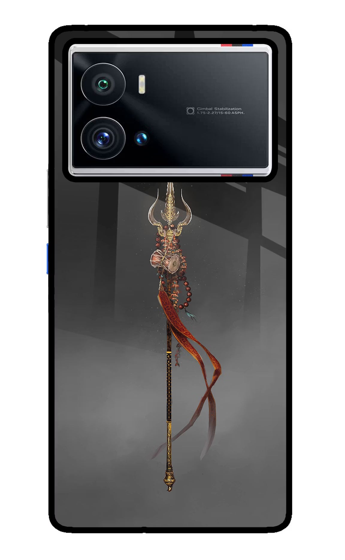 Shiv Trishul iQOO 9 Pro 5G Glass Case