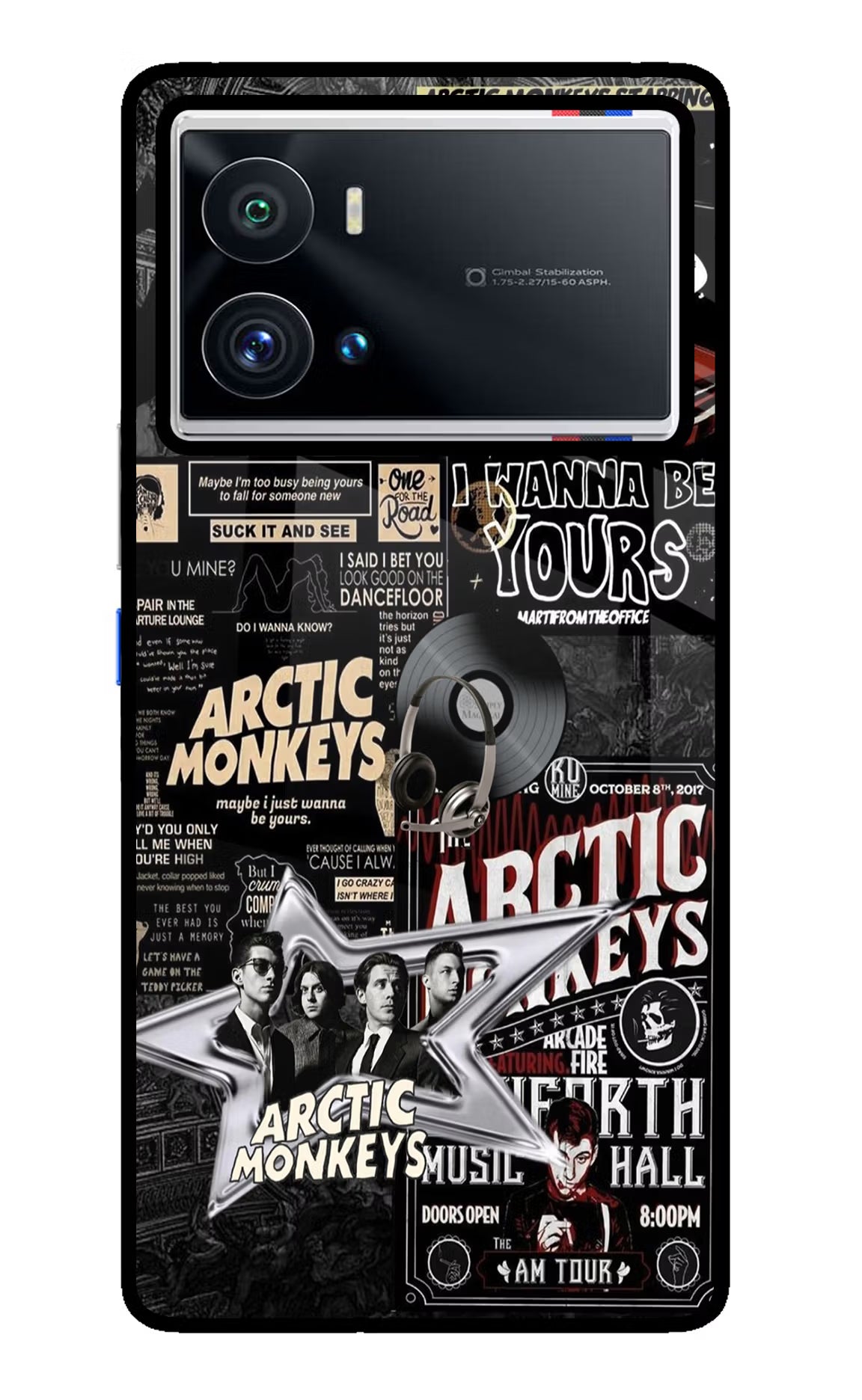 Arctic Monkeys iQOO 9 Pro 5G Glass Case Back Cover by Casekaro