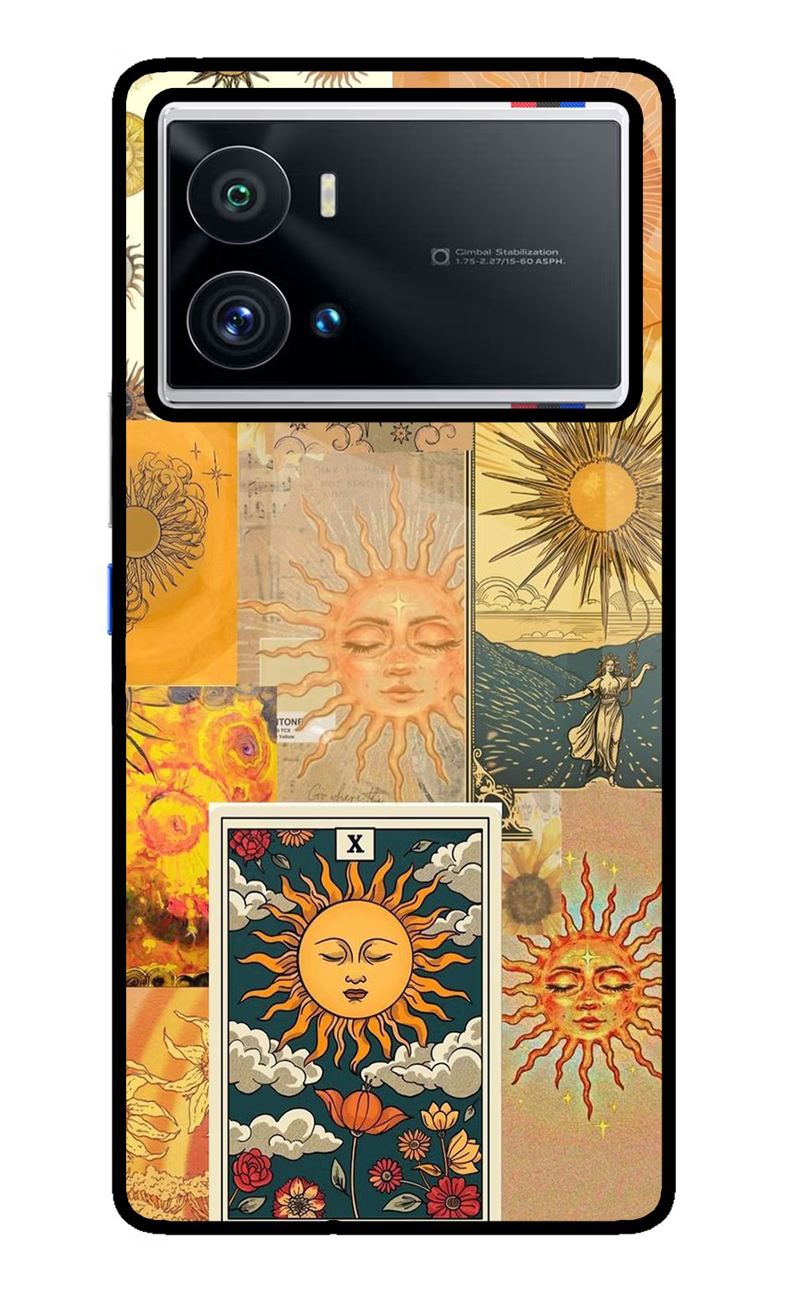Sun iQOO 9 Pro 5G Glass Case Back Cover by Casekaro