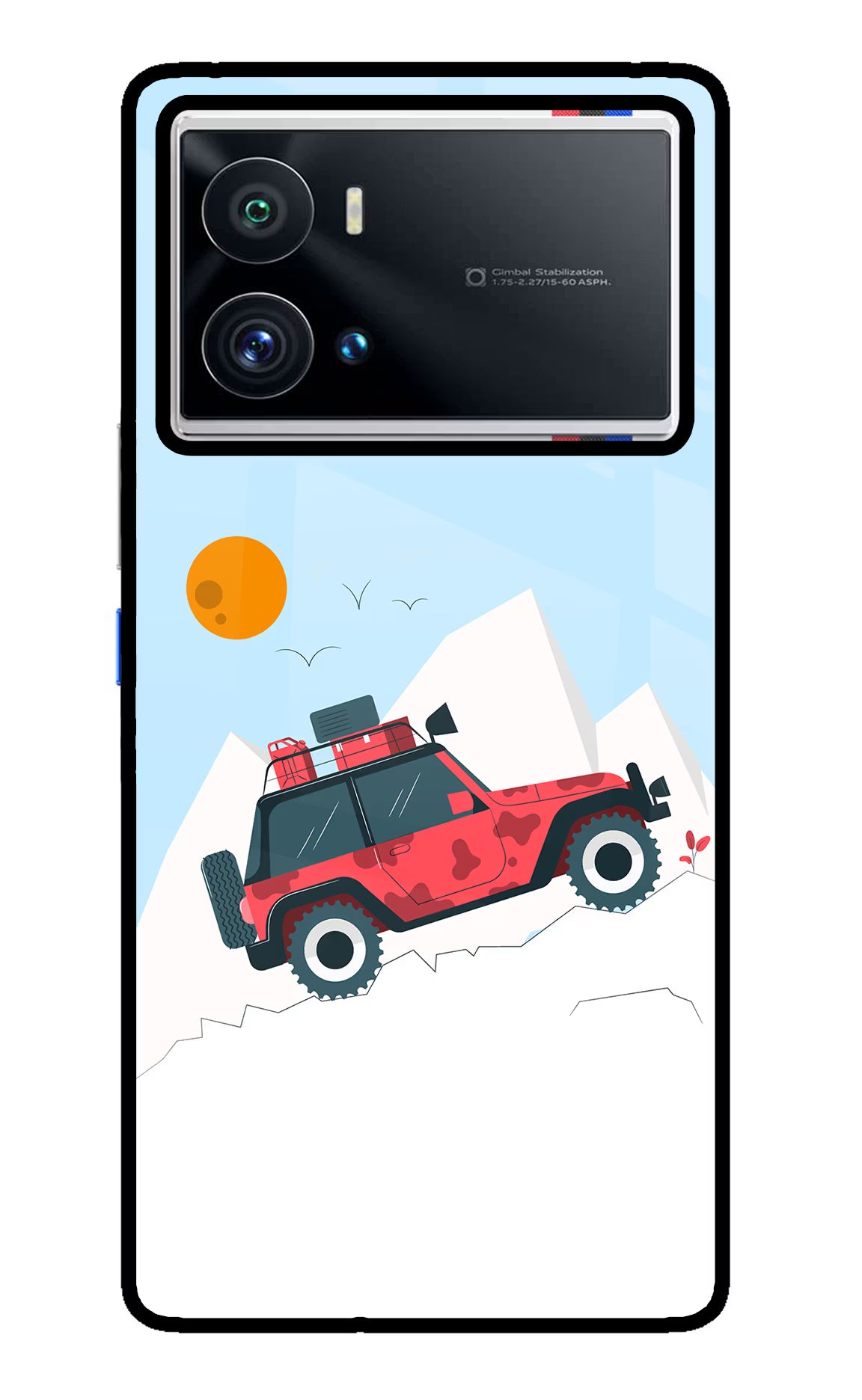 Mountain Trail Beast iQOO 9 Pro 5G Glass Case Back Cover by Casekaro