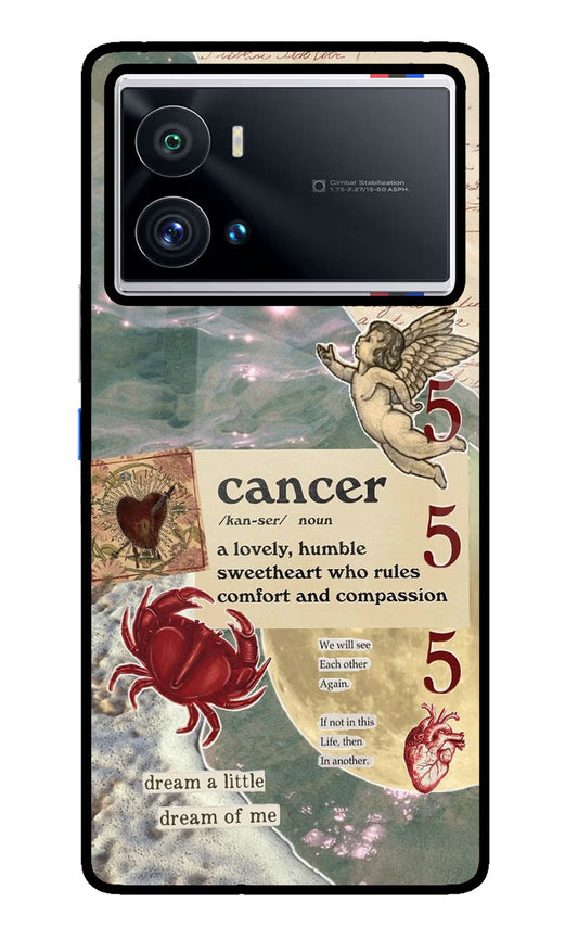 Cancer Zodiac iQOO 9 Pro 5G Glass Case