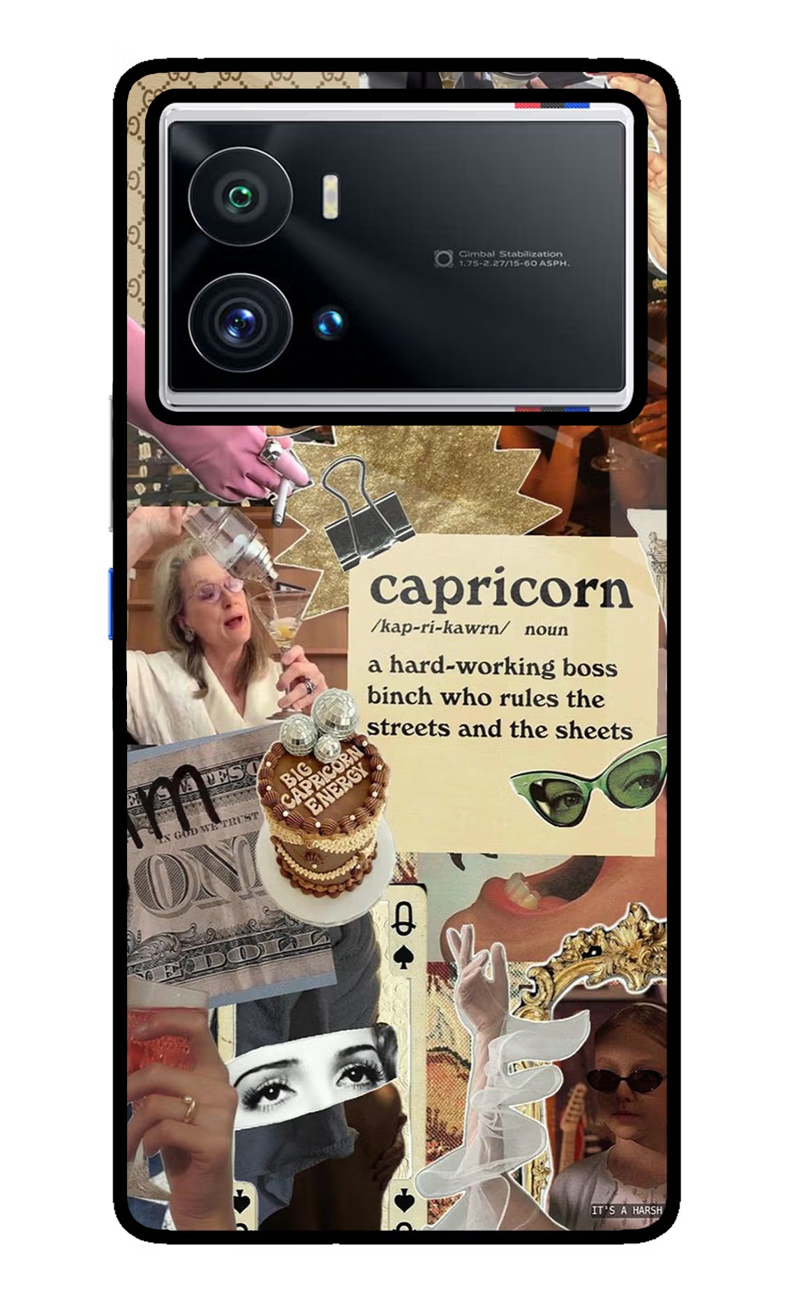 Capricorn Zodiac iQOO 9 Pro 5G Glass Case