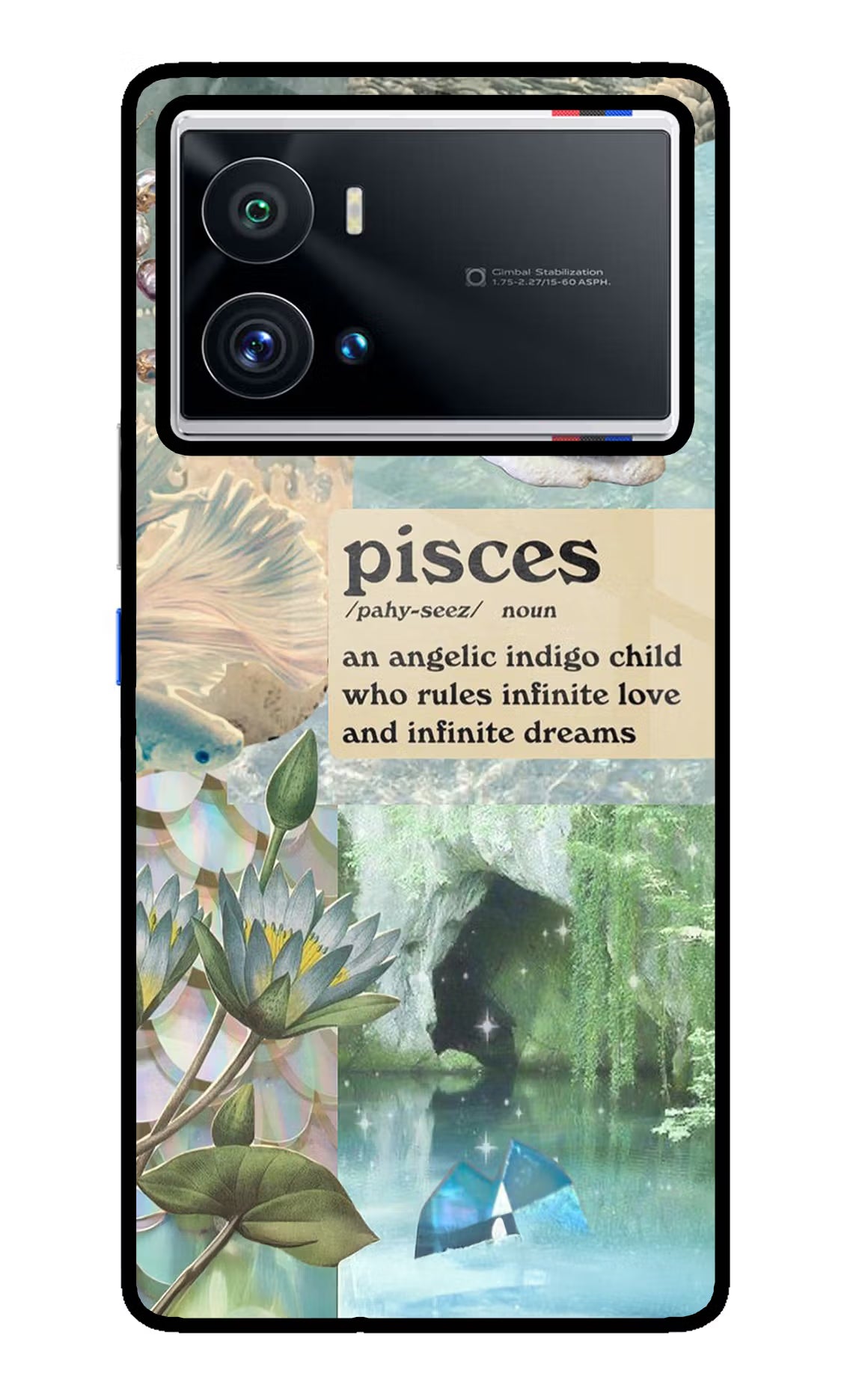 Pisces Zodiac iQOO 9 Pro 5G Glass Case Back Cover by Casekaro