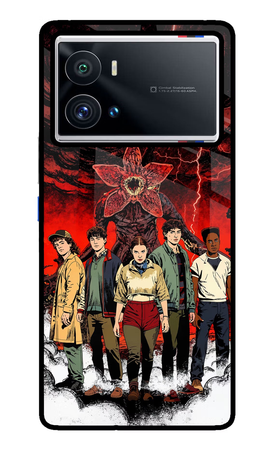 Ordinary Things Characters iQOO 9 Pro 5G Glass Case Back Cover by Casekaro