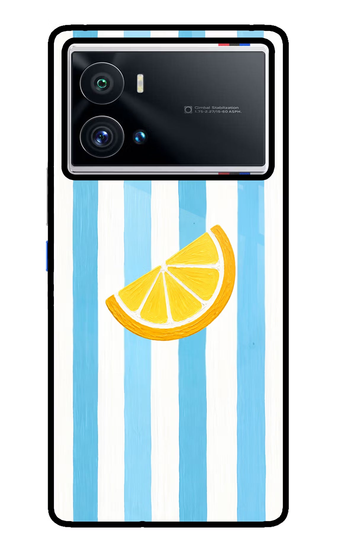 Summer Lemon iQOO 9 Pro 5G Glass Case Back Cover by Casekaro