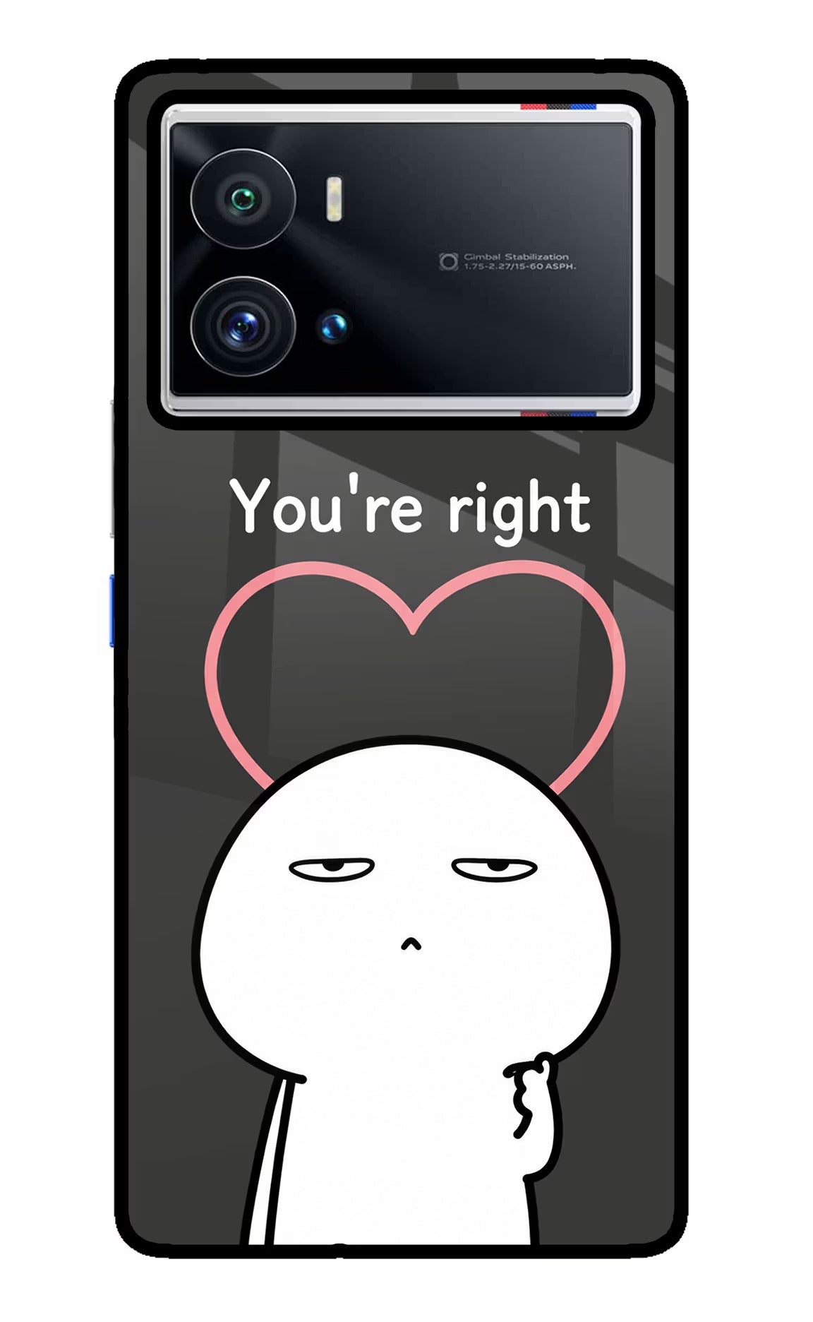 You're Right iQOO 9 Pro 5G Glass Case