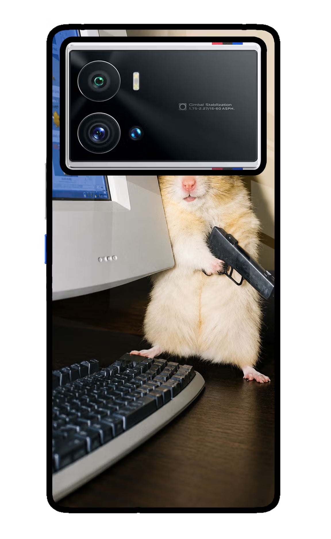 Hacker Hamster iQOO 9 Pro 5G Glass Case