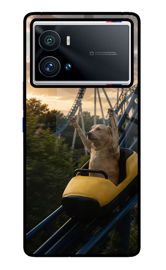 Rollercoaster Dog iQOO 9 Pro 5G Glass Case