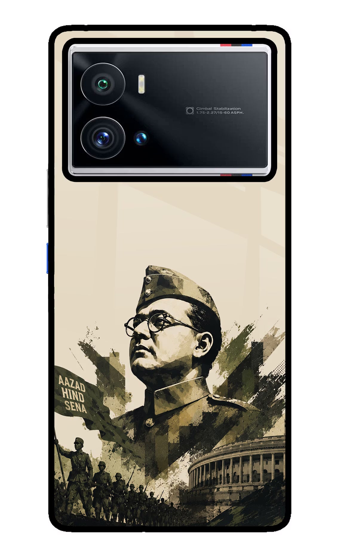 Netaji Rising iQOO 9 Pro 5G Glass Case