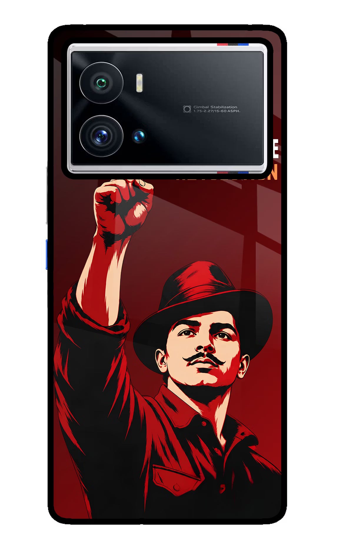 Bhagat Singh Revolution iQOO 9 Pro 5G Glass Case