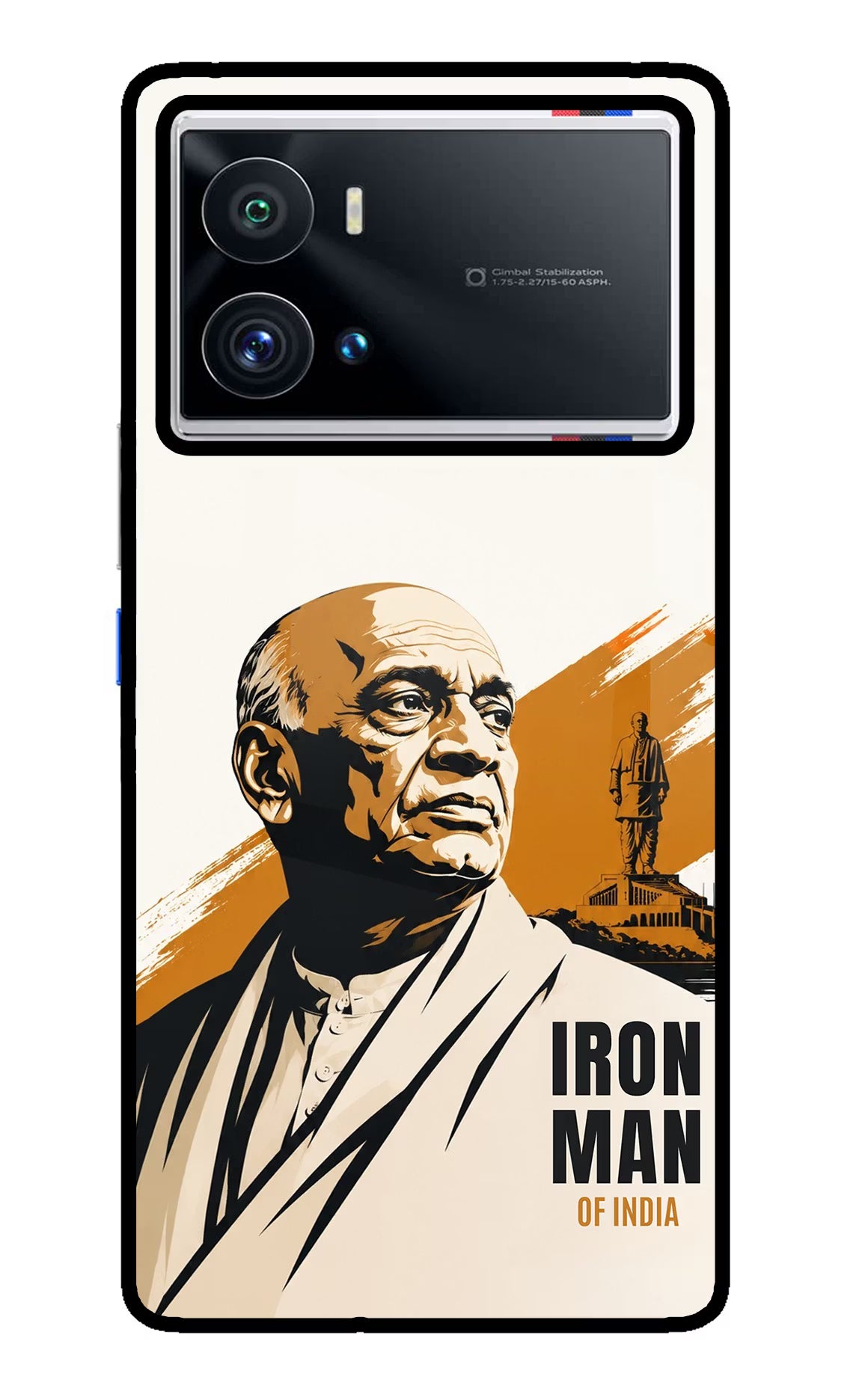 Chandrashekhar Azad Fearless iQOO 9 Pro 5G Glass Case