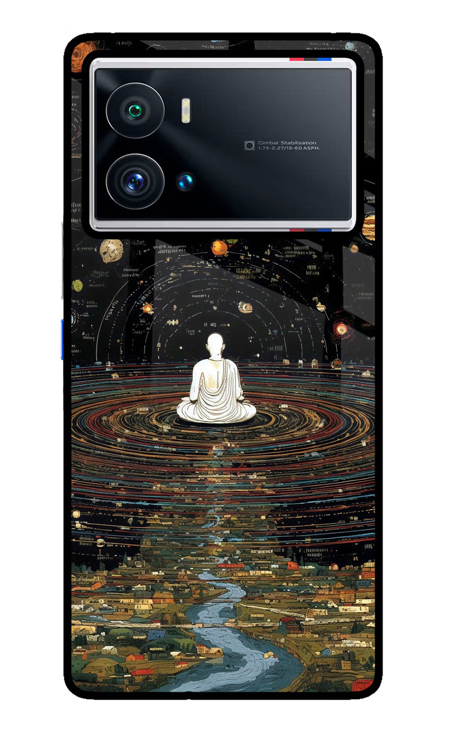 Space Monk iQOO 9 Pro 5G Back Cover, Glass case