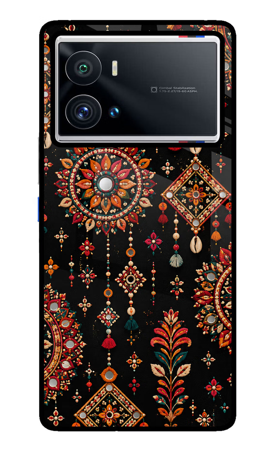 Boho Noir iQOO 9 Pro 5G Back Cover, Glass case