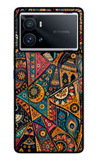 Folk Print iQOO 9 Pro 5G Glass Case