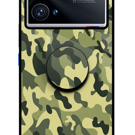 Camouflage iQOO 9 Pro 5G Pop Case by Casekaro