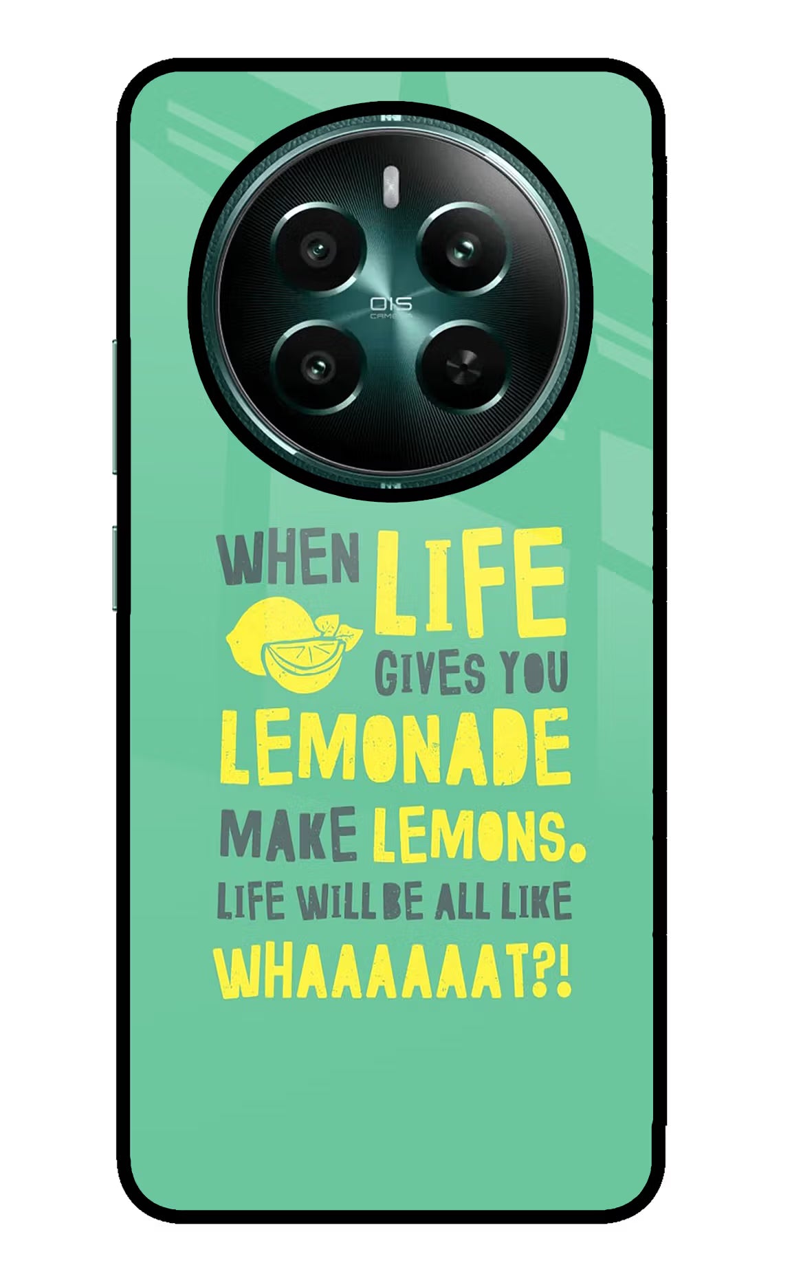 Quote Realme Narzo 70 5G/70 Pro 5G Glass Case Back Cover by Casekaro