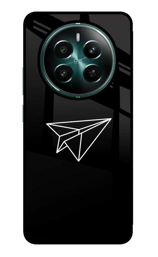 Paper Plane White Realme Narzo 70 5G/70 Pro 5G Glass Case