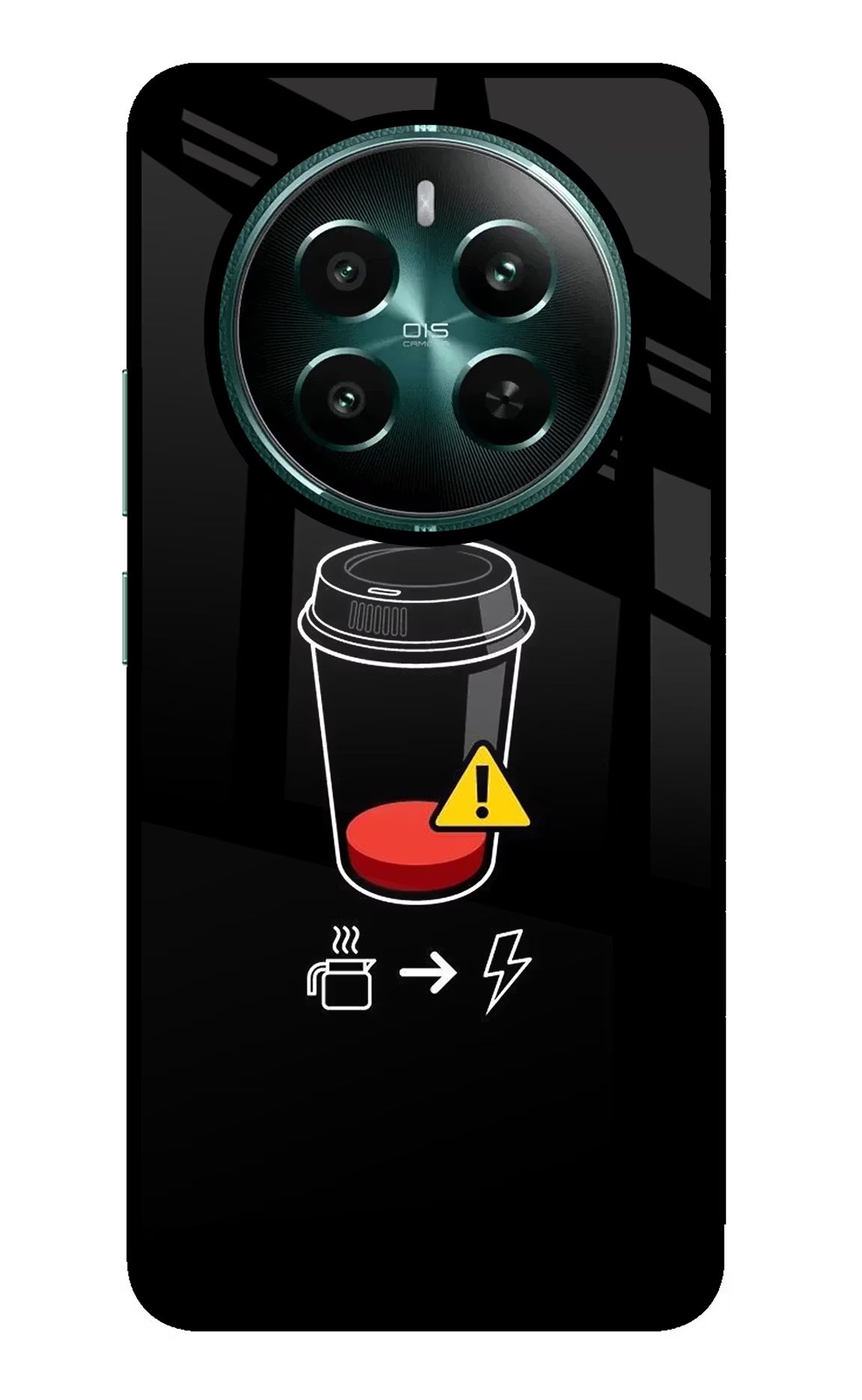 Coffee Realme Narzo 70 5G/70 Pro 5G Glass Case